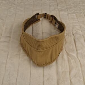 UGG Adjustable Tan Visor Baseball Hat Summer Sun Golf Outdoor Casual